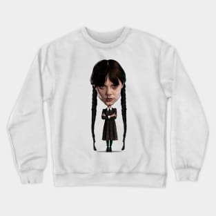 Wednesday caricature Crewneck Sweatshirt